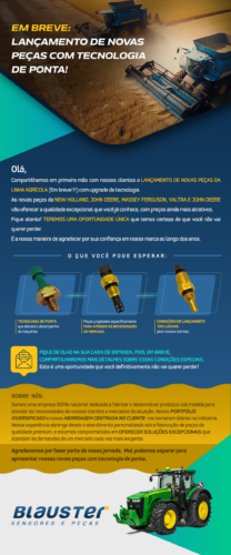 BLAUSTER - EMAIL MKT CAMPANHA - Linha Agrícola
