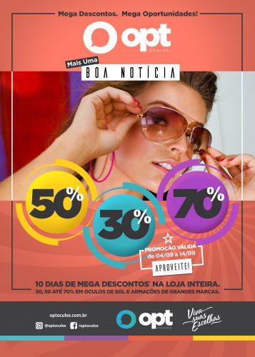 Cartaz A3 - OPT - Promoção a vista - 2